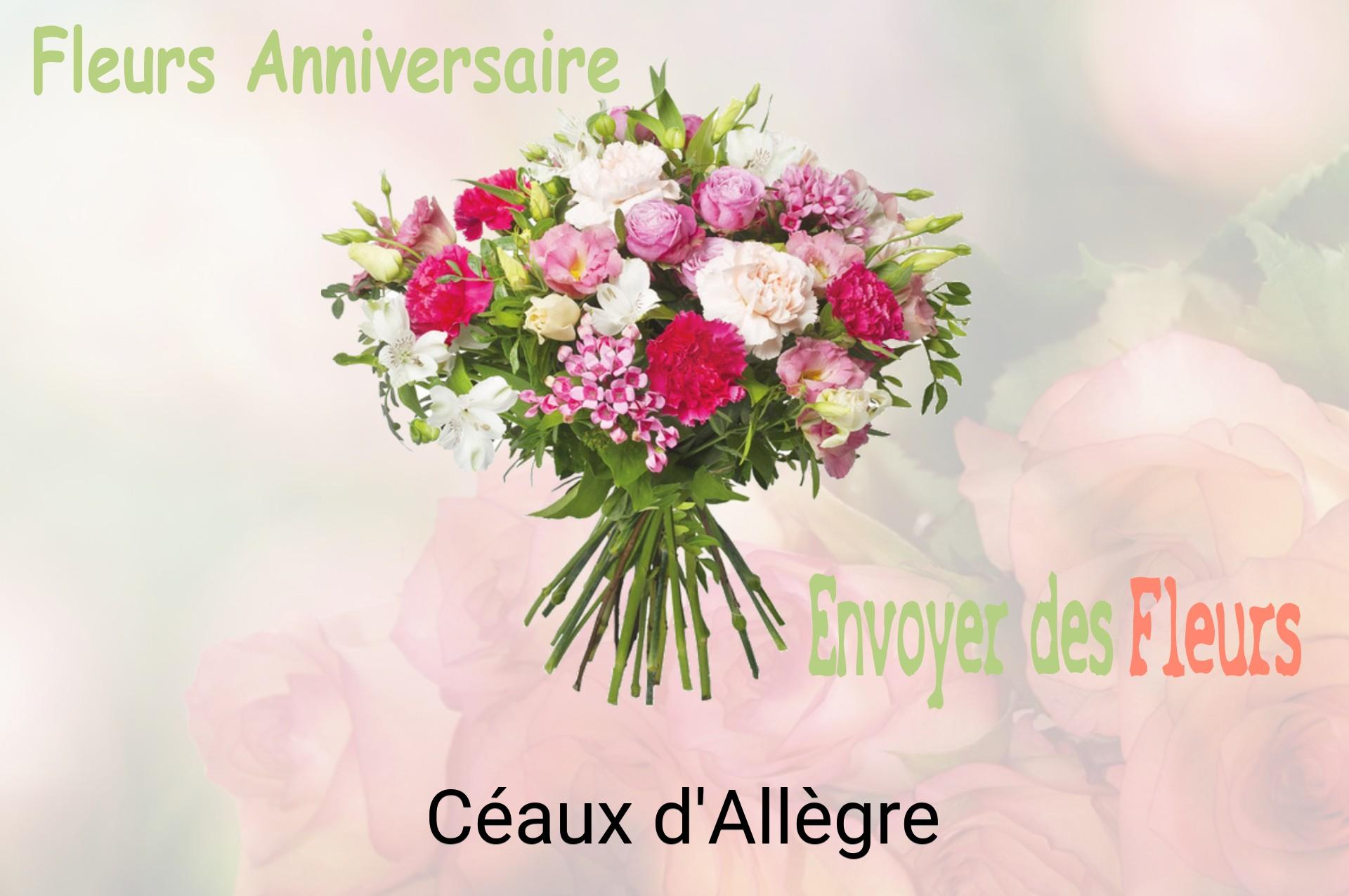 Bouquet de fleurs d’anniversaire livré à Céaux-d'Allègre